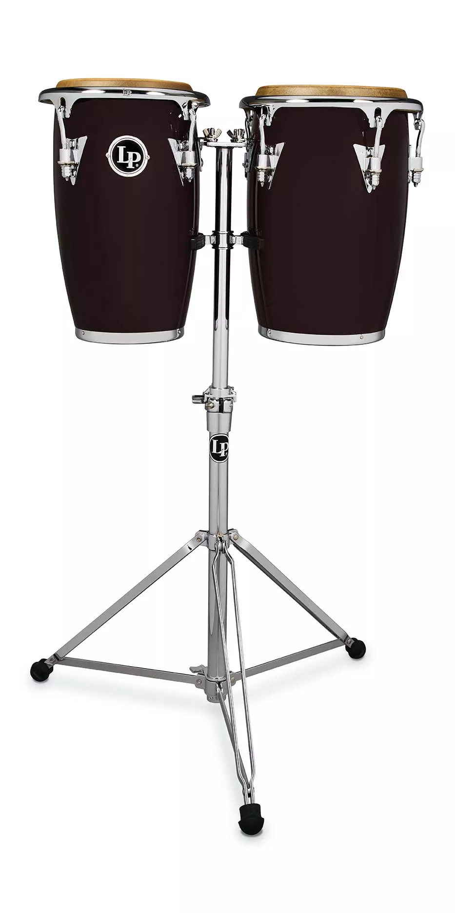LATIN PERCUSSION LP-JRX-DW JR CONGA CCII 8-9 SET W RED CR DBL STD