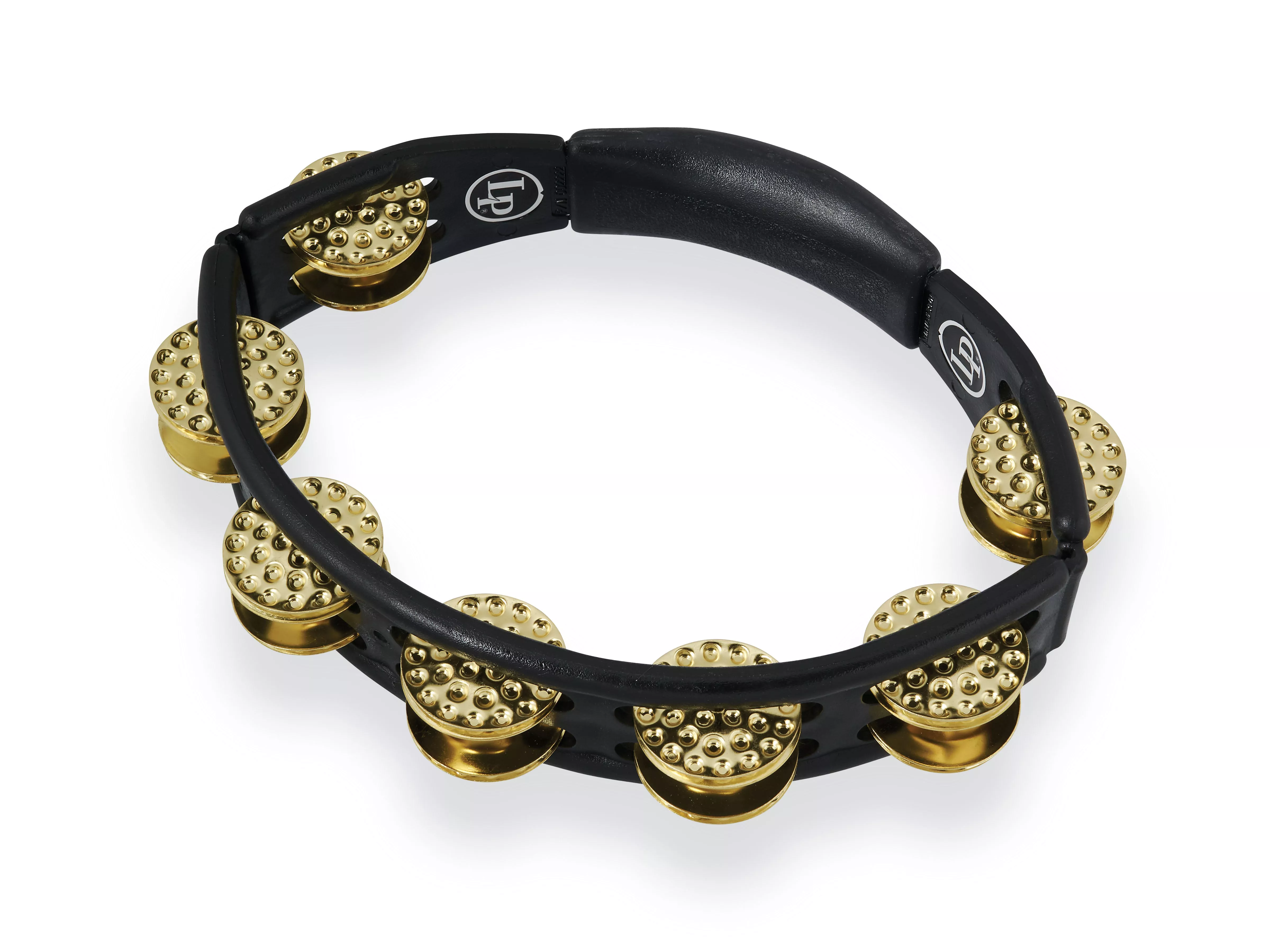 LATIN PERCUSSION LP174 CYCLOPS TAMB BLK DIMP BRASS HANDHELD