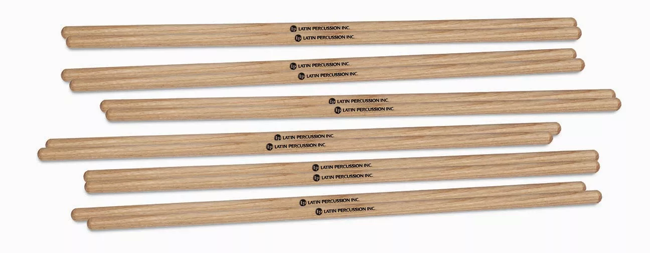 LATIN PERCUSSION LP246C 7/16 ASH TIMBALE STICKS 6PR *INTL ONLY**