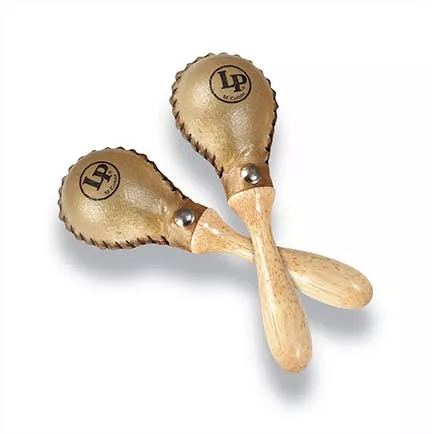 LATIN PERCUSSION LP285 MINI RAWHIDE MARACAS 1 PAIR