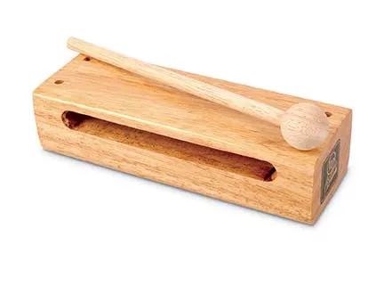 LATIN PERCUSSION LPA211 ASPIRE LARGE WOOD BLOCK WITH STRIKER