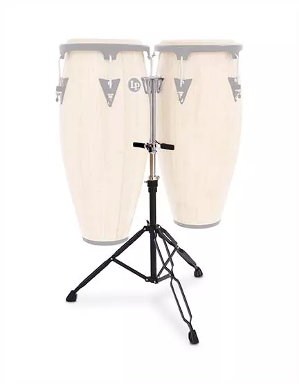 LATIN PERCUSSION LPA653 ASPIRE SLIDE MOUNT DOUBLE CONGA STAND