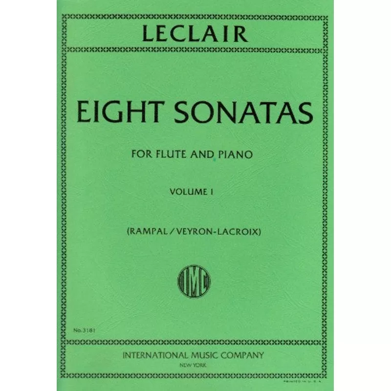 leclair-jm-eight-sonatas-vol-i Leclair, JM :: Eight Sonatas Vol. I