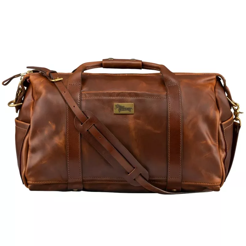 Lifton Leather Duffle Bag, Brown