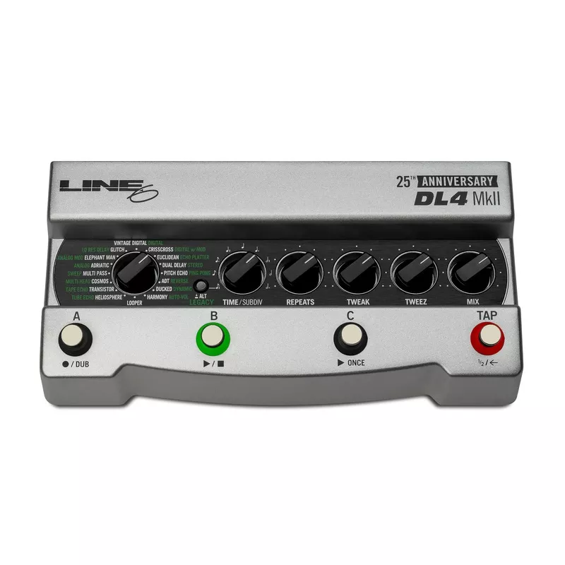 line-6-dl4-mkii-delay-modeler-pedal-ltd-edition-25th-anniversary Line 6 DL4 MkII Delay Modeler Pedal LTD Edition 25th Anniversary