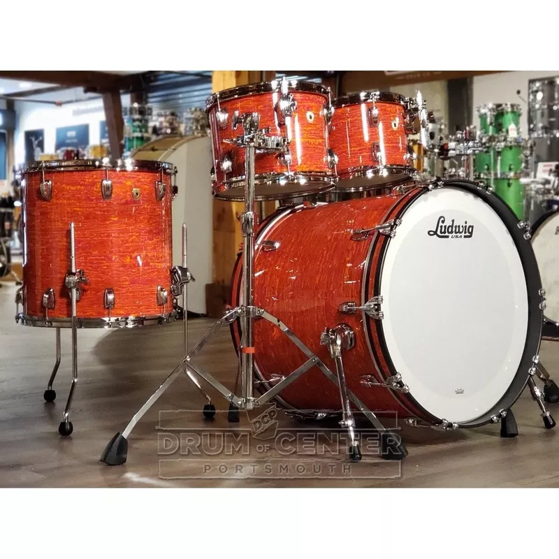 ludwig-classic-maple-mod-drum-set-mod-orange Ludwig Classic Maple Mod Drum Set Mod Orange