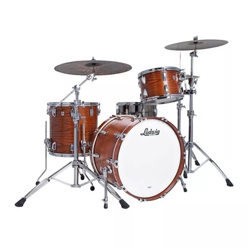 ludwig-classic-oak-3pc-fab-drum-set-tennessee-whiskey Ludwig Classic Oak 3pc Fab Drum Set Tennessee Whiskey