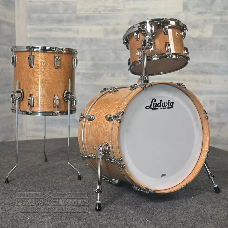 ludwig-legacy-maple-exotic-3pc-drum-set-20-12-14-birdseye-maple Ludwig Legacy Maple Exotic 3pc Drum Set 20/12/14 Birdseye Maple