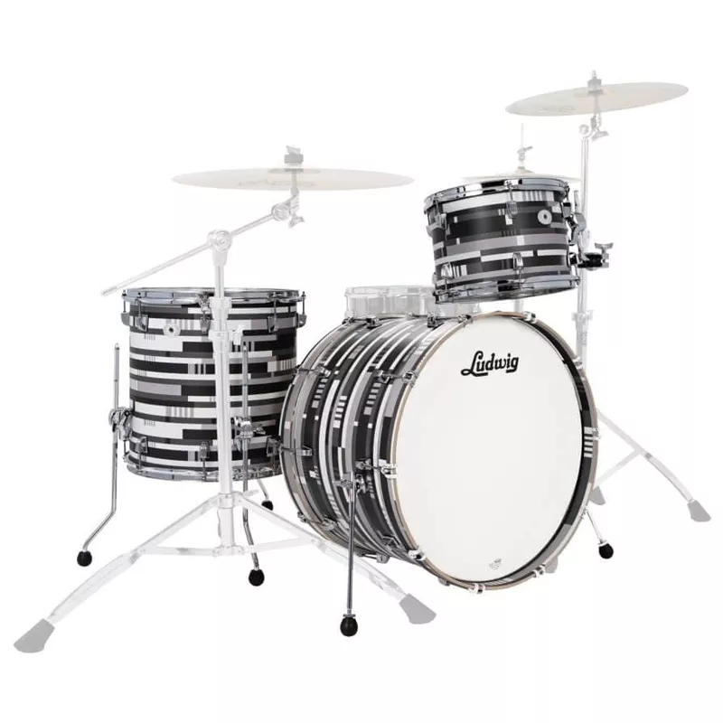 ludwig-neusonic-3pc-downbeat-drum-set-digital-black-oyster Ludwig Neusonic 3pc Downbeat Drum Set Digital Black Oyster