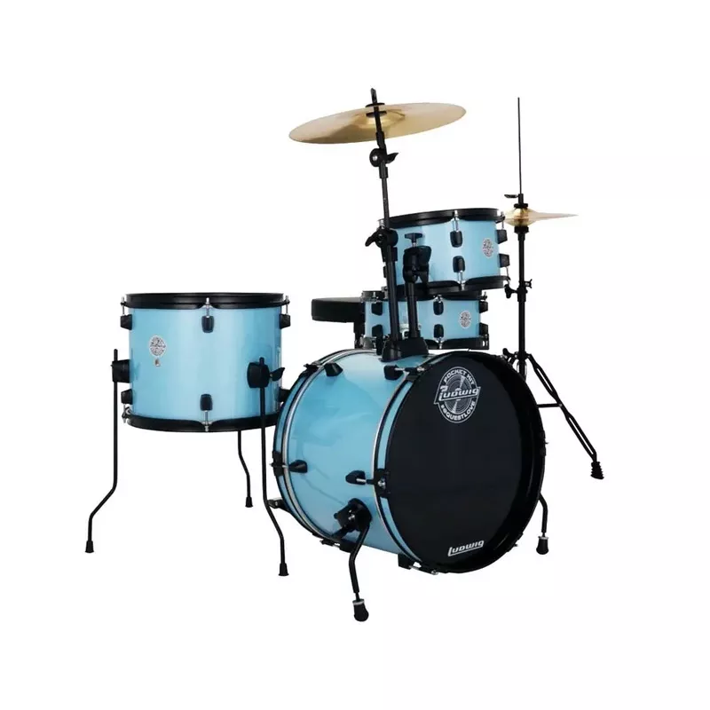 ludwig-questlove-pocket-kit-crystal-blue-sparkle Ludwig Questlove Pocket Kit Crystal Blue Sparkle