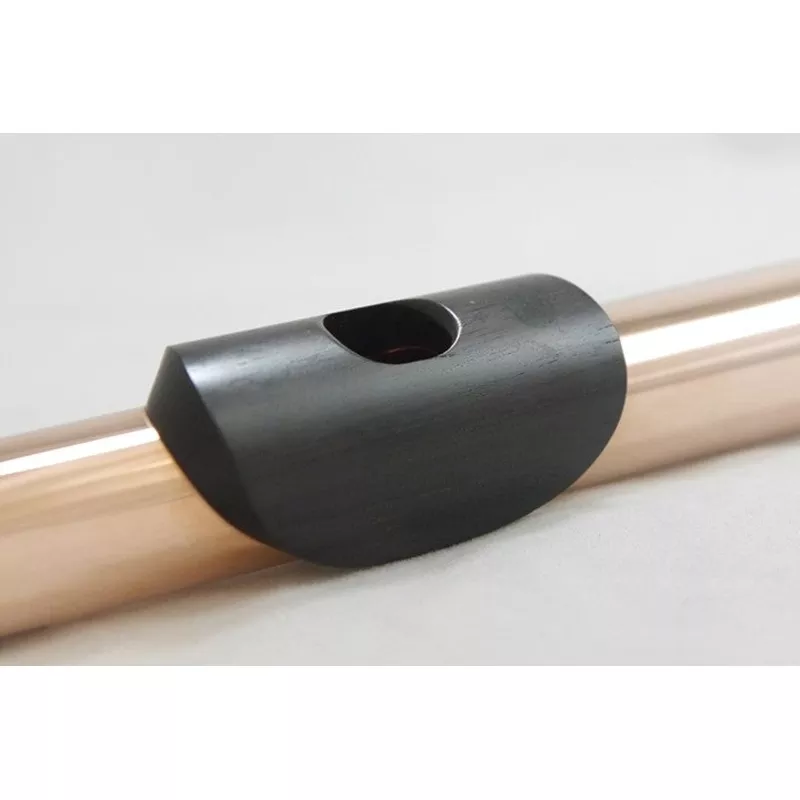 Mancke Flute Headjoint – 9k Gold / Grenadilla Lip and Riser