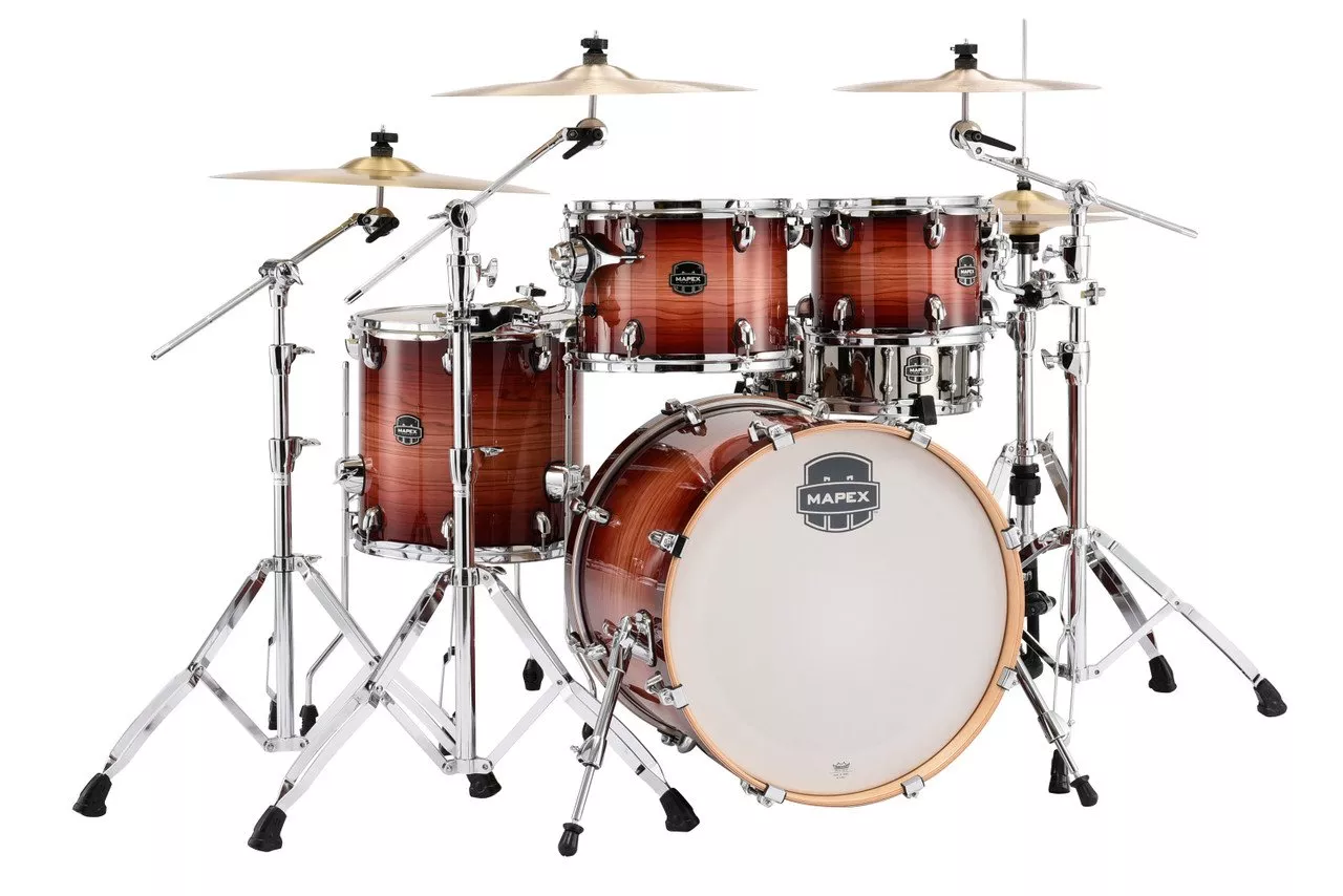 mapex-armory-5pc-20b-10-12-14-14s-shell-pack-redwood-burst MAPEX ARMORY 5PC 20B-10-12-14-14S SHELL PACK REDWOOD BURST