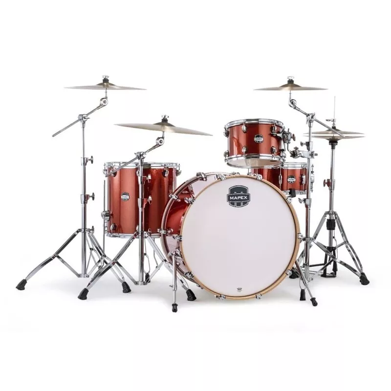 mapex-mars-birch-4pc-rock-24-drum-set-blood-orange-sparkle Mapex Mars Birch 4pc Rock 24 Drum Set Blood Orange Sparkle