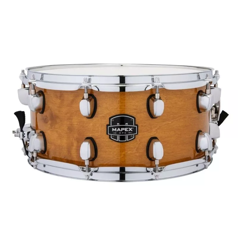 mapex-mpx-maple-poplar-hybrid-shell-snare-drum-14-6-5-trans-natural Mapex MPX Maple/Poplar Hybrid Shell Snare Drum 14×6.5 Trans Natural
