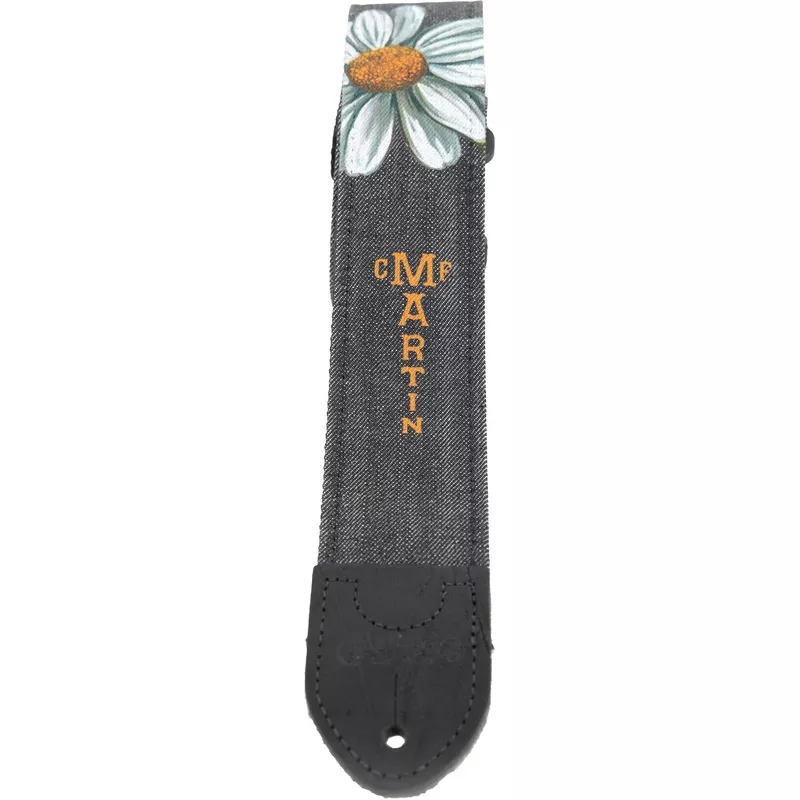 Martin Strap Denim, Black, Daisy