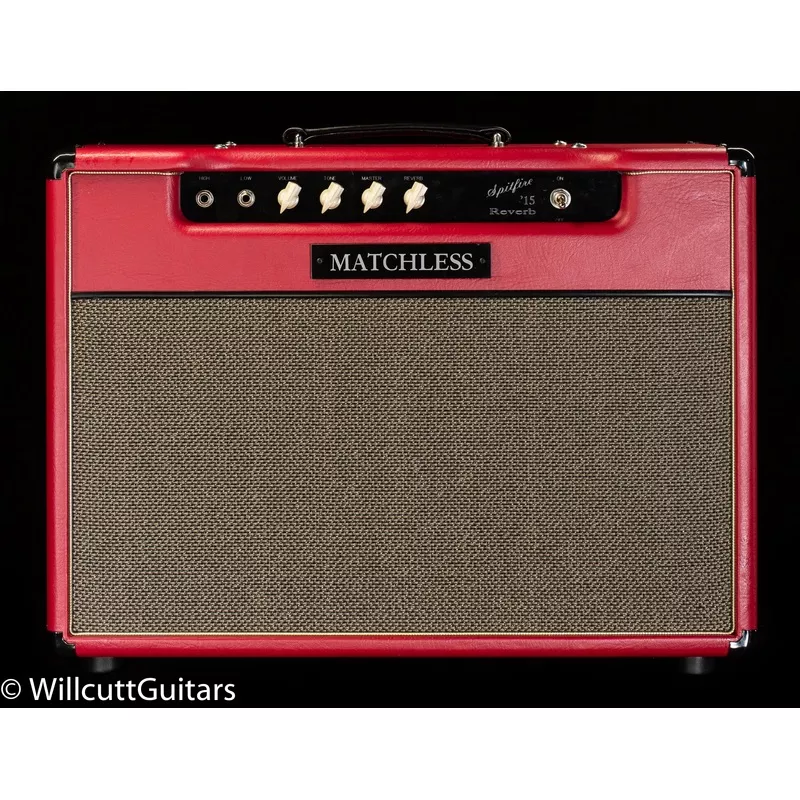 matchless-spitfire-reverb-112-combo-red-gold-773 Matchless Spitfire Reverb 112 Combo, Red/Gold (773)