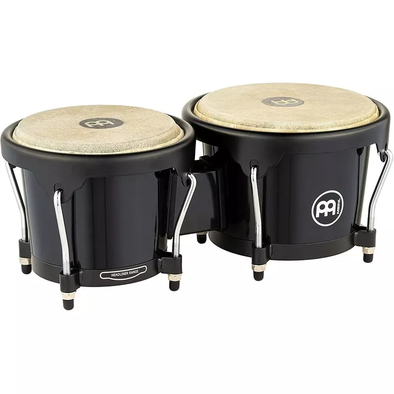 meinl-headliner-fiberglass-bongos-6-3-4-8-black Meinl Headliner Fiberglass Bongos 6 3/4 & 8 Black