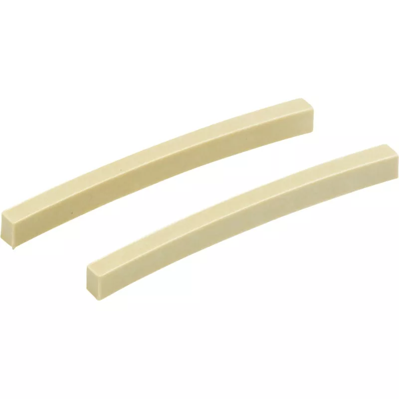 melamine-stratocaster-telecaster-string-nut-blanks-2-white Melamine Stratocaster/Telecaster String Nut Blanks (2) White