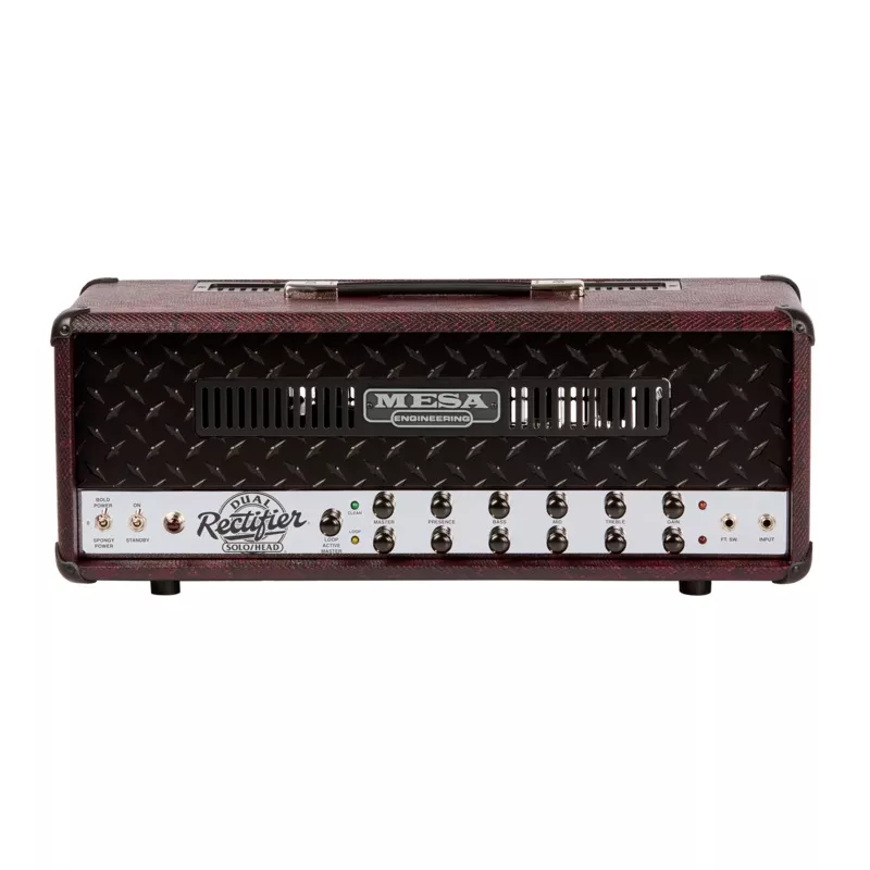 Mesa/Boogie Custom Configured 90s Dual Rectifier Head, Burgundy Python
