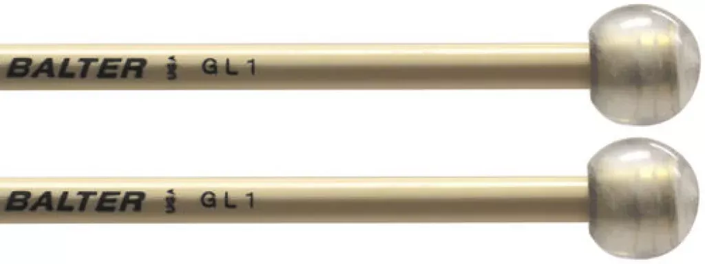 Mike Balter GL1 Medium Hard 7/8" Lexan Rattan Bell Mallets