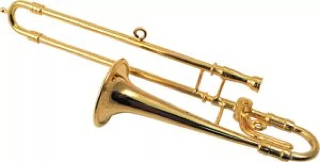 mini-gold-trombone-ornament Mini Gold Trombone Ornament