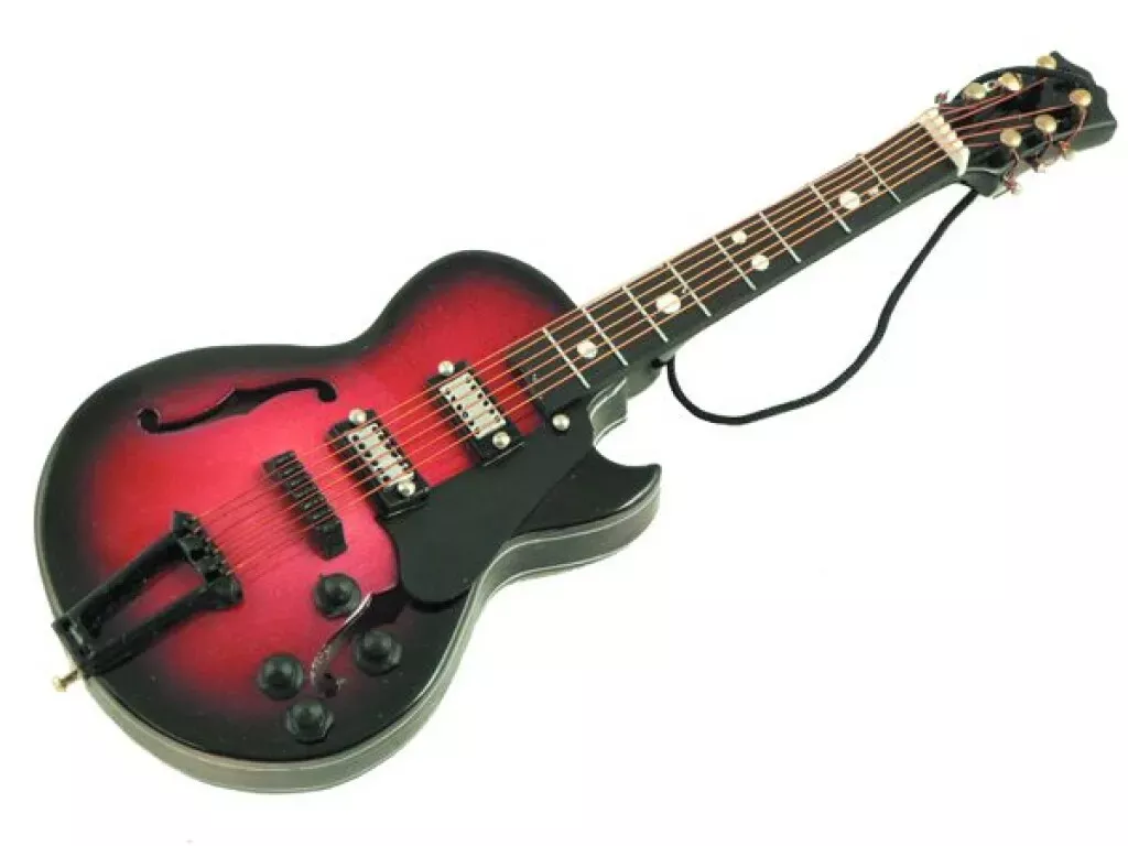 Mini Single Cutaway Acoustic Guitar Ornament