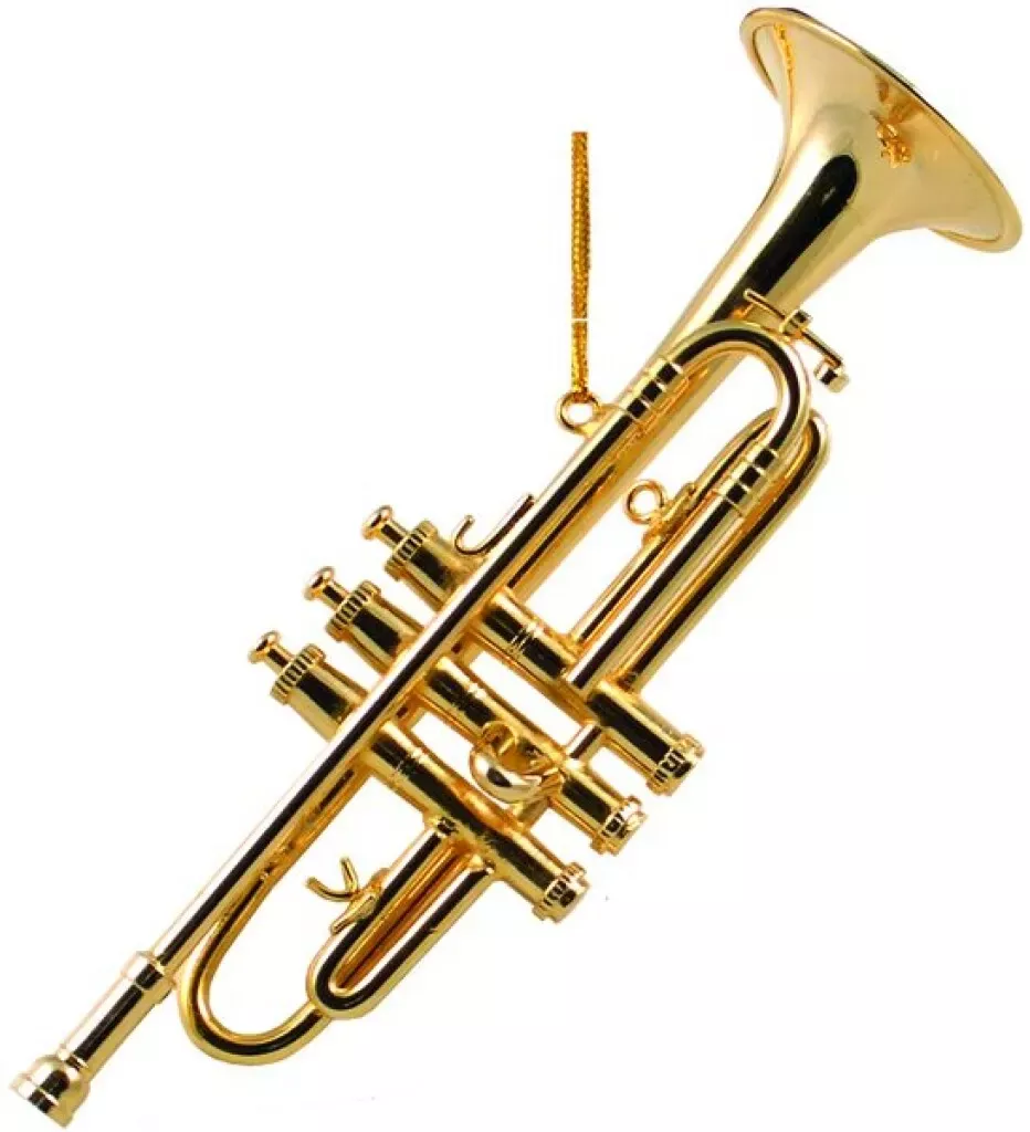 Mini Trumpet Ornament