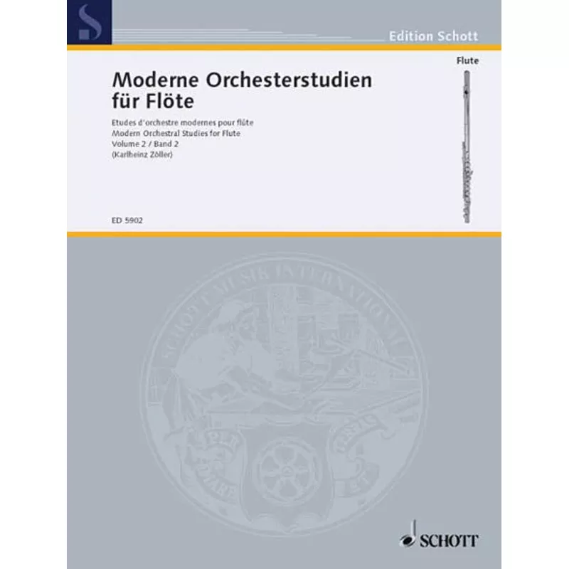 Modern Orchestral Studies for FluteVol. 2