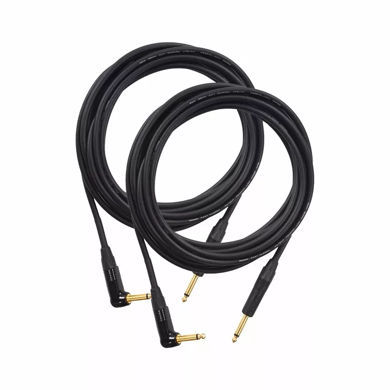 mogami-gold-instrument-cable-18-angle-straight-2-pack-bundle Mogami Gold Instrument Cable 18′ Angle-Straight 2 Pack Bundle