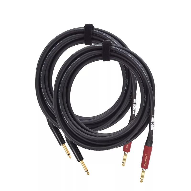 mogami-platinum-instrument-cable-20-straight-silent-straight-2-pack-bundle Mogami Platinum Instrument Cable 20′ Straight-Silent Straight 2 Pack Bundle