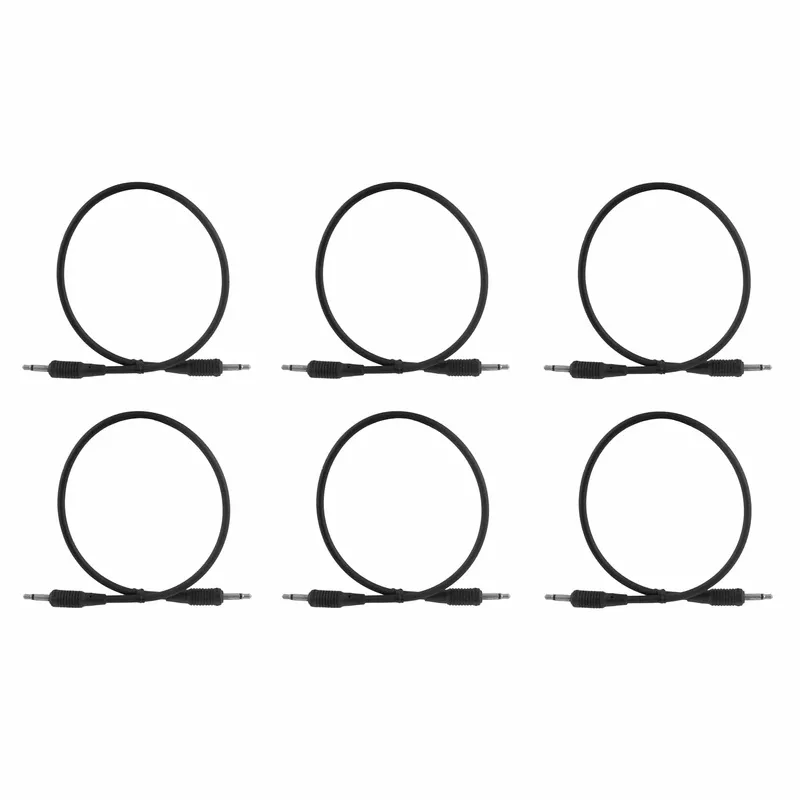 mogami-pure-patch-3-5mm-ts-mono-cable-1-6-pack-bundle Mogami Pure Patch 3.5mm TS Mono Cable 1′ 6 Pack Bundle