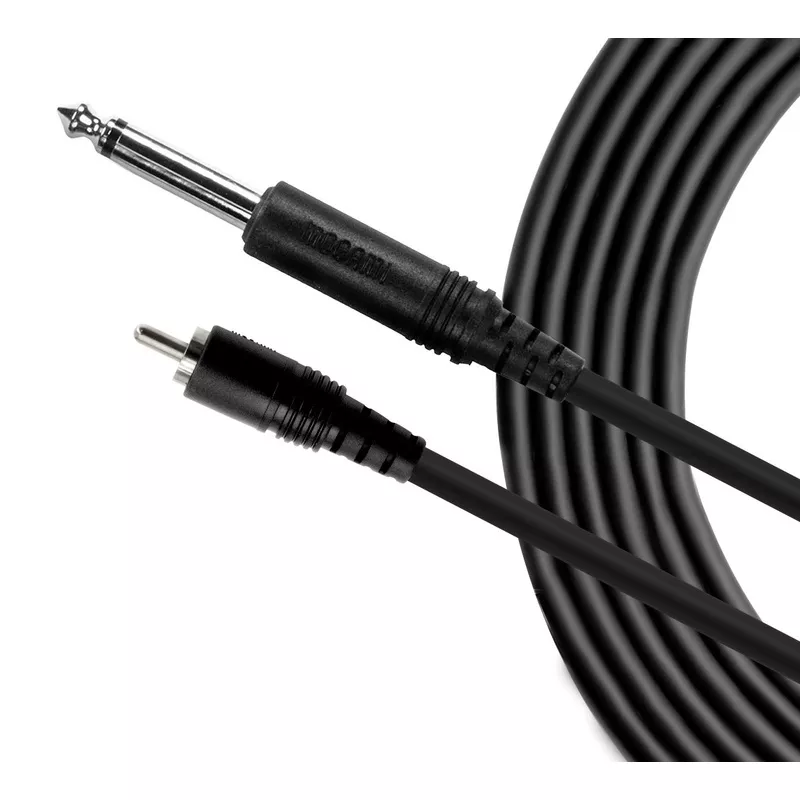mogami-pure-patch-rca-to-1-4-ts-cable-3 Mogami Pure Patch RCA to 1/4″ TS Cable – 3′