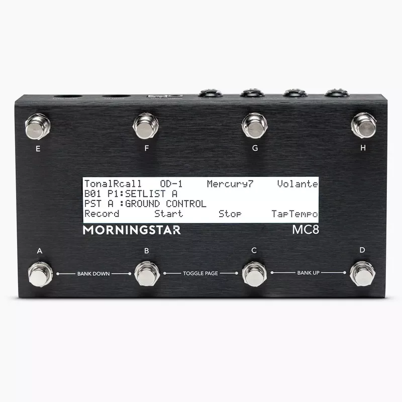 morningstar-mc8-midi-controller MORNINGSTAR MC8 MIDI CONTROLLER