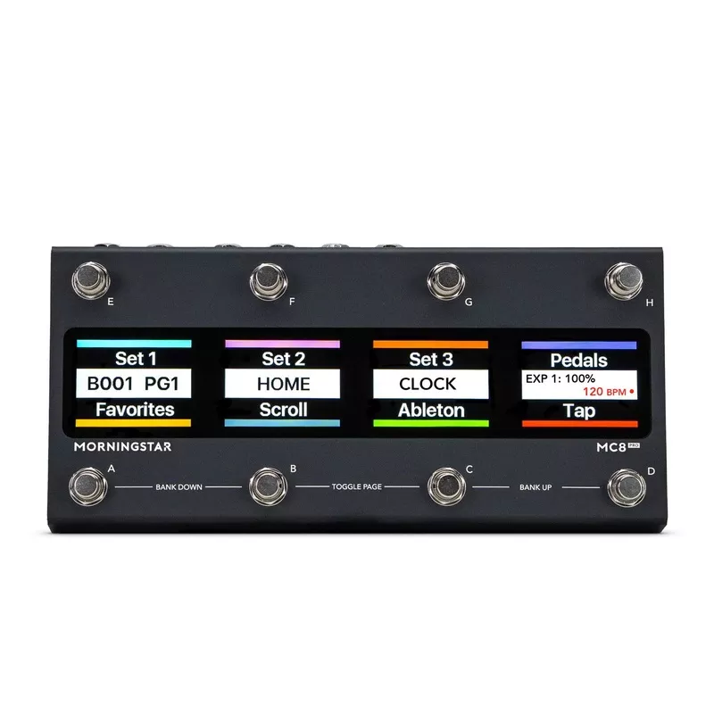 MORNINGSTAR MC8 PRO MIDI CONTROLLER