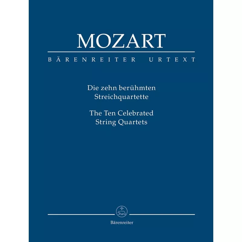 mozart-ten-celebrated-string-quartets-barenreiter-urtext-study-score-only Mozart – Ten Celebrated String Quartets – Barenreiter URTEXT – Study Score Only