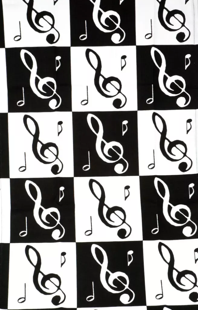 Music Treasures Treble Clef Tea Towel