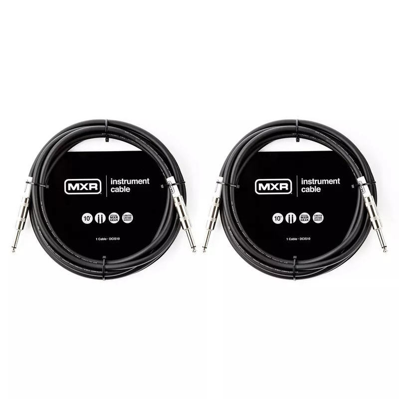 mxr-dcis-10ft-instrument-cable-2-pack-bundle MXR DCIS 10ft Instrument Cable 2 Pack Bundle