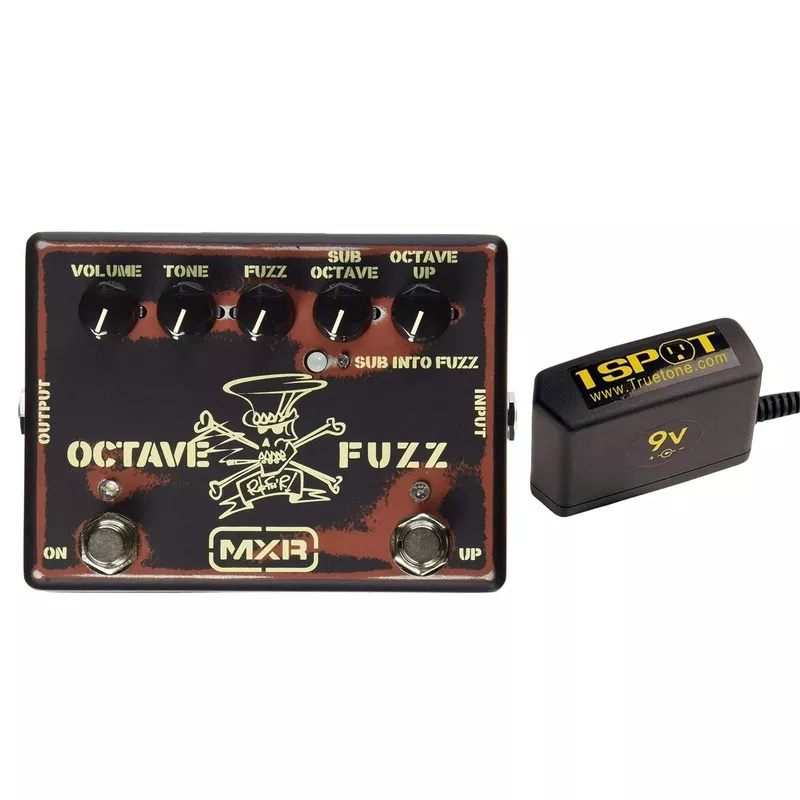 mxr-slash-octave-fuzz-bundle-w-truetone-1-spot-space-saving-9v-adapter MXR Slash Octave Fuzz Bundle w/ Truetone 1 Spot Space Saving 9v Adapter