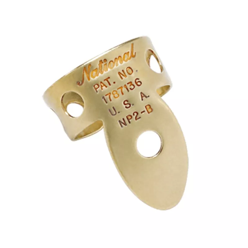 National Finger Picks Brass 3 Pack (12) Bundle