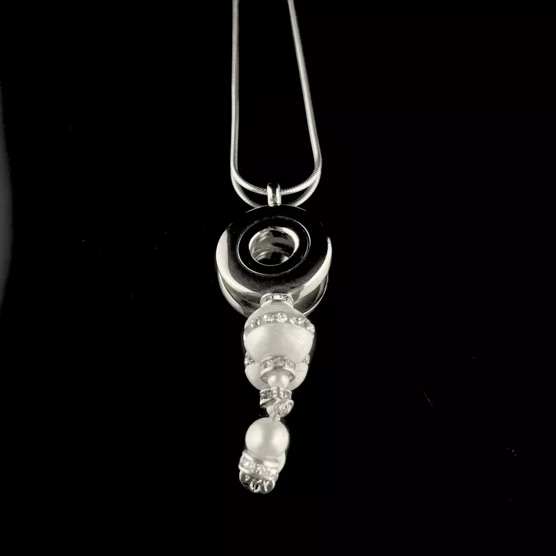 necklace-open-hole-key-single-cz-pearl Necklace – Open Hole Key and Single CZ Pearl