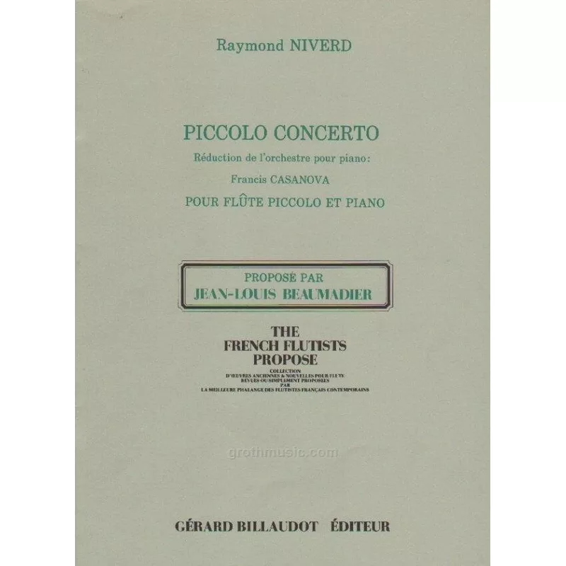 Niverd, R :: Piccolo Concerto