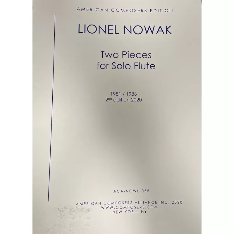 nowak-l-two-pieces-solo-flute Nowak, L :: Two Pieces for Solo Flute