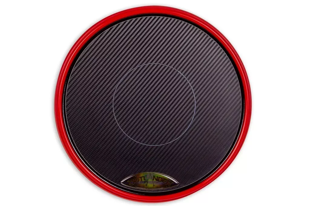 offworld-percussion-outlander-ols-vmlb-9-5-pad-vml-black-red-rim Offworld Percussion Outlander OLS-VMLB 9.5" Pad VML Black/Red Rim