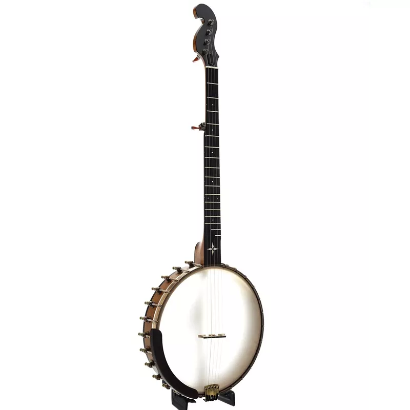 ome-custom-minstrel-12-banjo-case-curly-maple-neck Ome Custom Minstrel 12″ Banjo & Case, Curly Maple Neck