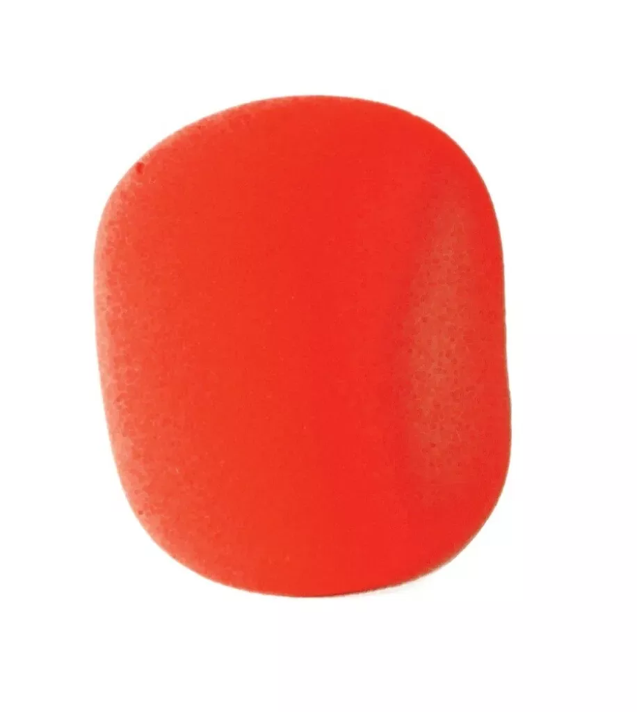 On-Stage ASWS58-R Foam Mic Windscreen, Red