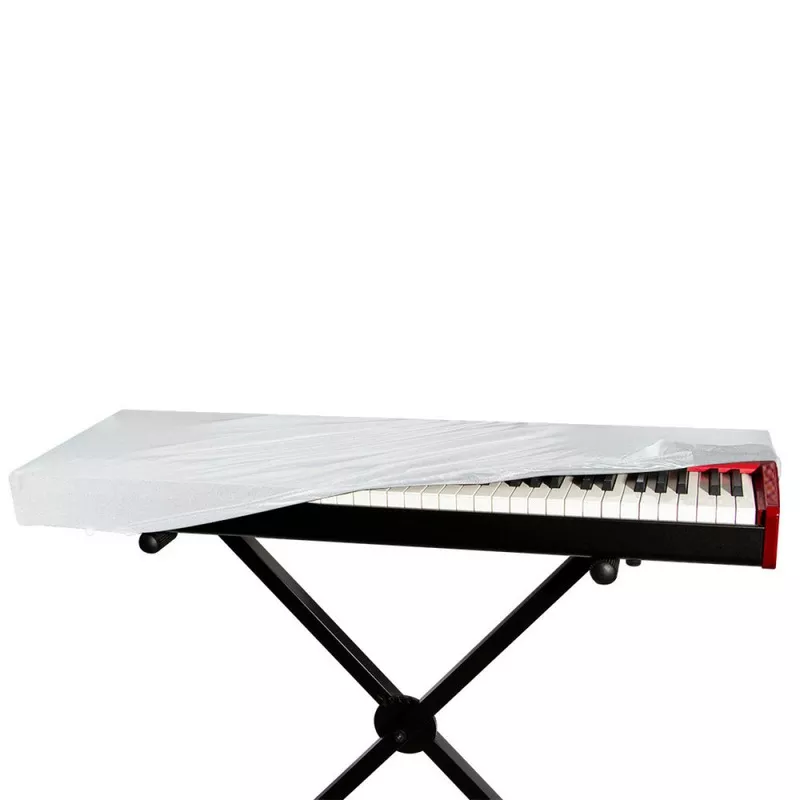 on-stage-kda7061w-keyboard-dust-cover-61-key-white On-Stage KDA7061W Keyboard Dust Cover – 61-Key – White