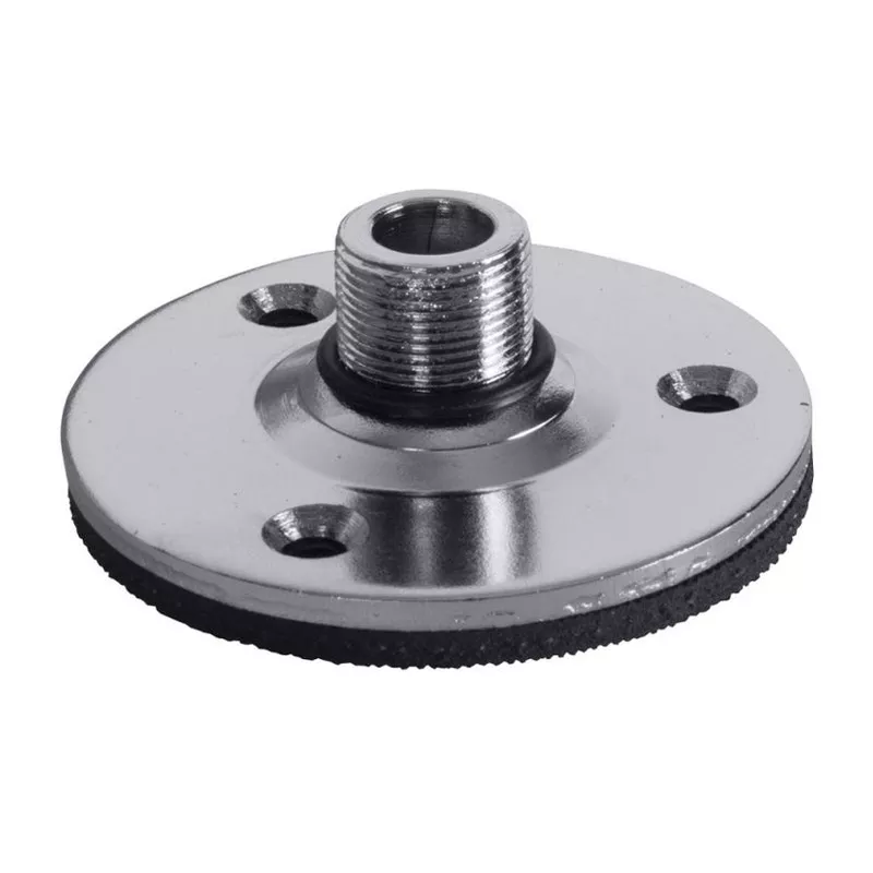 on-stage-tm08c-flange-mount-with-pad-chrome On-Stage TM08C Flange Mount with Pad Chrome