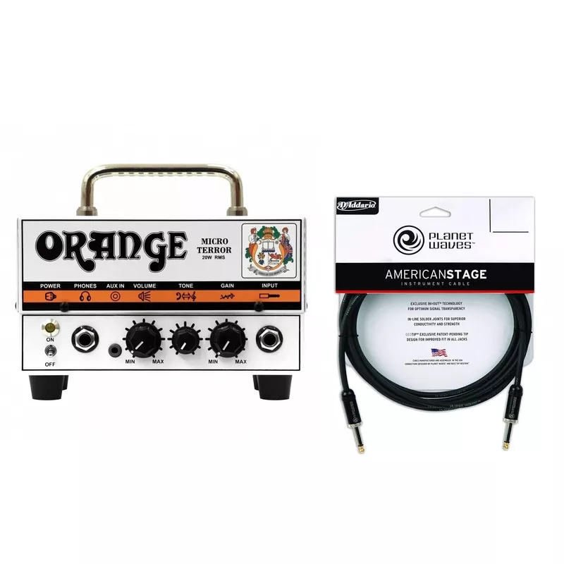 orange-micro-terror-20w-head-w-tube-preamp-cable-bundle Orange Micro Terror 20w Head w/Tube Preamp Cable Bundle