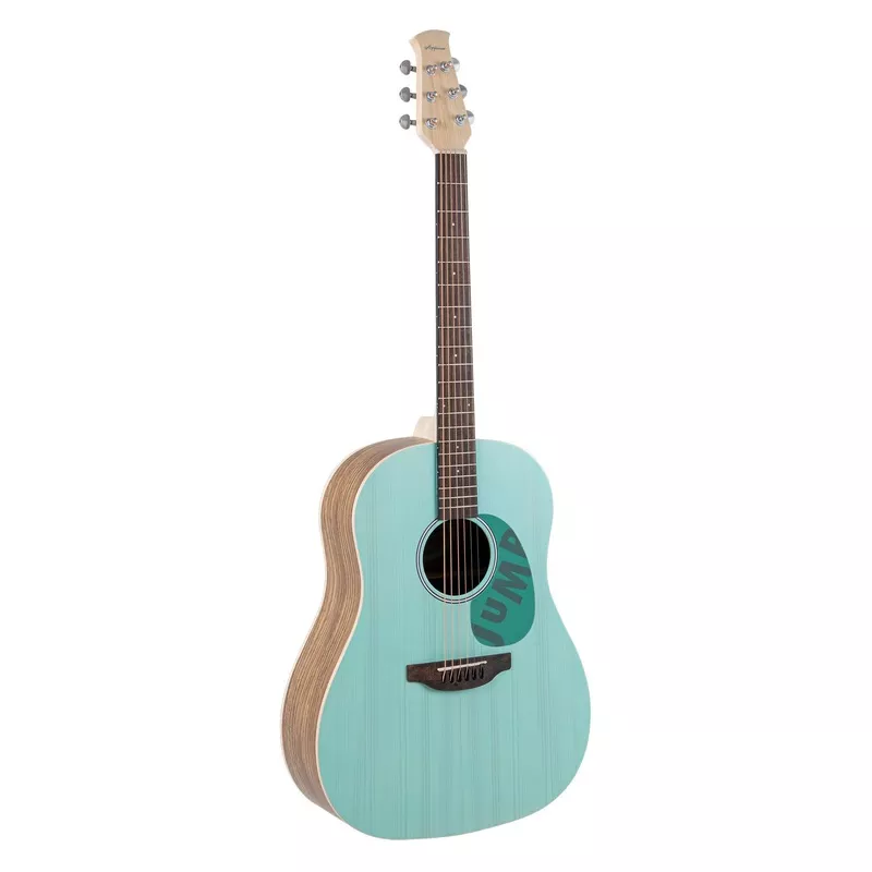 Ovation Applause Jump Slope Shoulder Dreadnought Acoustic Guitar Celeste Blue
