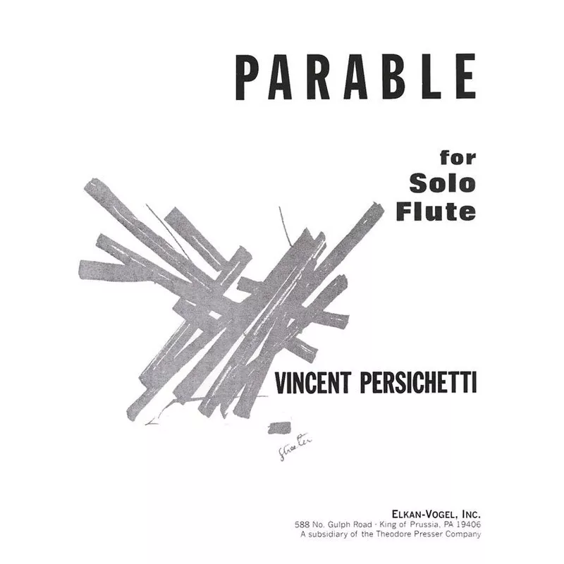 Parable, Opus 100 (Flute Alone)